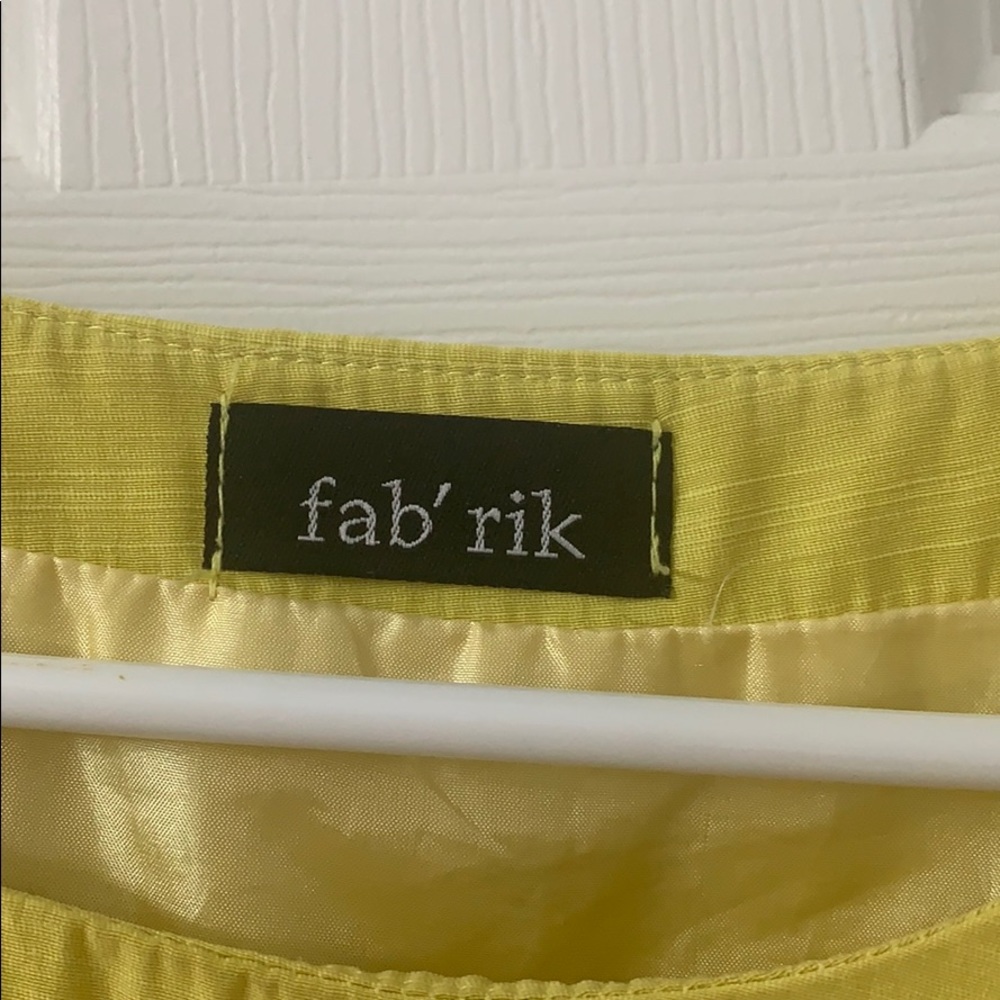 Yellow Side Ruffle Dress - Picture 2 of 3